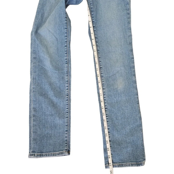 Levi’s 724 high rise straight jeans Los Angeles Swag medium wash size 24 - Picture 6 of 15